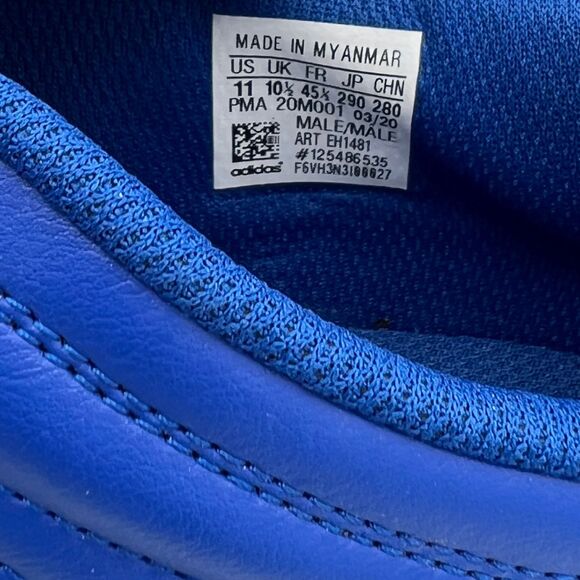 Adidas Copa 20.4 TF Turf Shoes Royal Blue - Brand New - Men’s US 11 - Picture 9 of 9